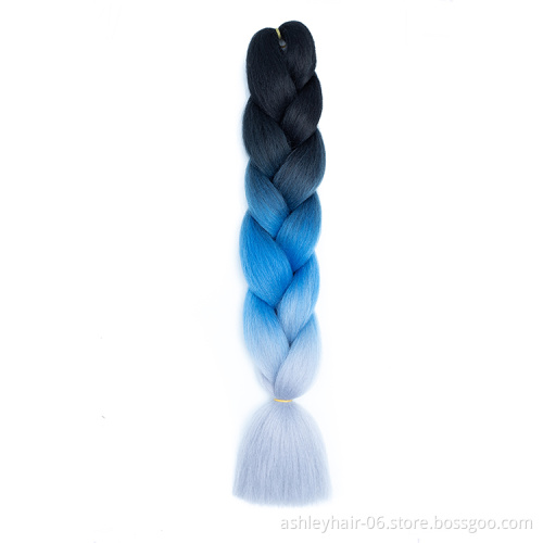 Quality 24 Inch 100% Synthetic Ultra Braid High Temperature Fiber Hair Extensions